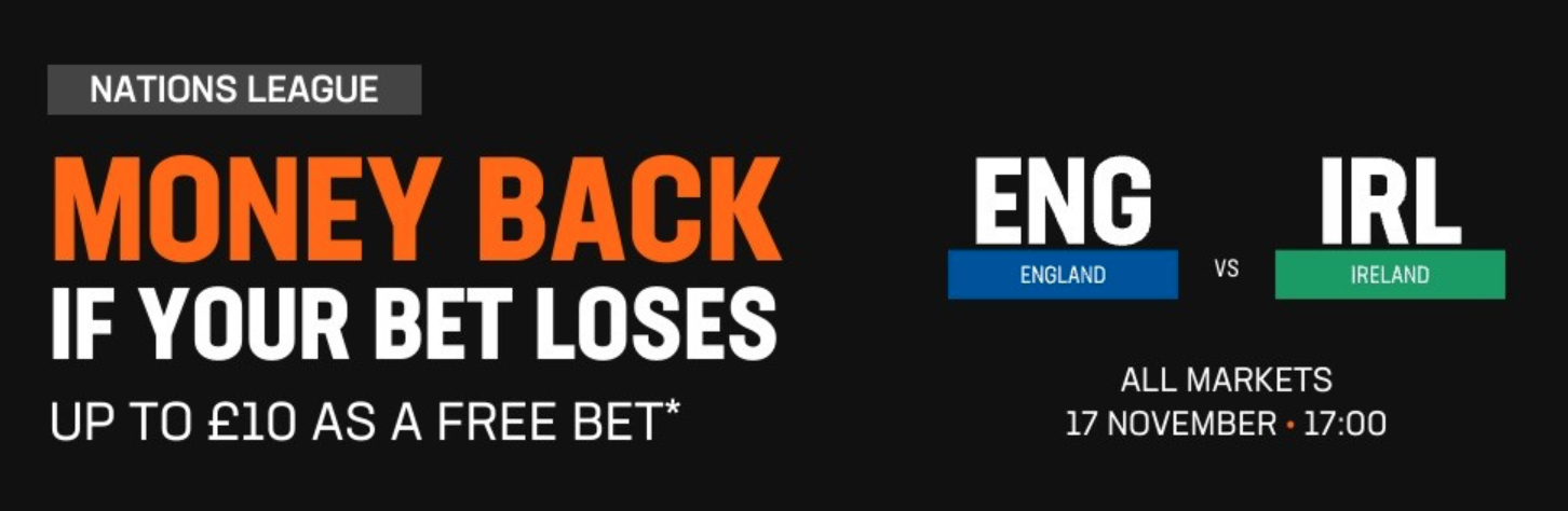 Refund if offer - get a £10 FB if your bet loses on a particular match